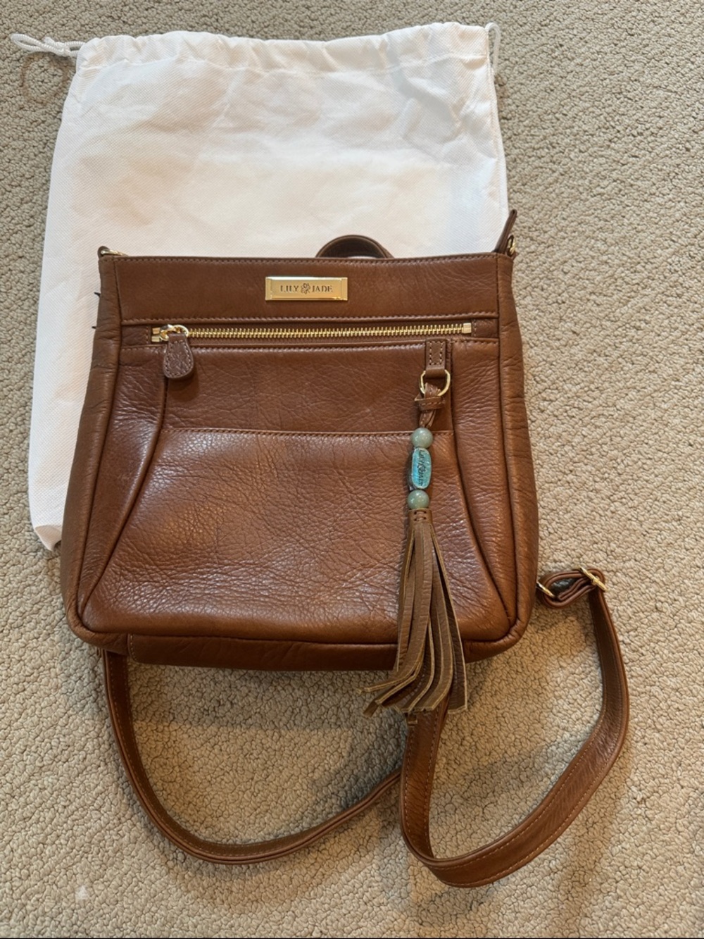 Lily jade small leather backpack nwt